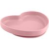 Chicco Piatto cuore silicone rosa 9m+ - chicco