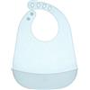 Chicco Bavaglia in silicone con tasca azzurro - chicco