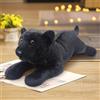 TRAVELKNOT Grande Pantera Peluche 60CM, Nera, Morbido Leoparda Giocattolo