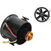 Zohisin Set EDF 70mm QX Motor per Aeromobili RC Motore Brushless 3500KV con Ventilatore Duttato a 6 Pale Struttura Rigida bilanciamento dinamico Perfetto Potente ed efficiente