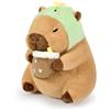 Shownicer - Peluche Capybara Kawaii, cuscino di peluche, giocattolo morbido, regalo per bambini ragazze di 3+ anni (Dinosauro, 30 cm)