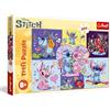 Trefl - Lilo e Stitch, Zakecony Stitch - Puzzle da 300 pezzi - Puzzle colorato con personaggi delle fiabe, intrattenimento creativo, divertimento per bambini dagli 8 anni in su