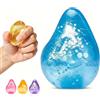 MoZkkiz Sfera Antistress Blu A Forma Di Goccia D'Acqua, Giocattolo Sensoriale Da Schiacciare Per Adulti E Bambini, Sollievo Dall'Ansia, 6 X 9 Cm