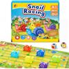 Fenrad Gioco Corsa Delle Lumache, Gioco da Tavolo per Bambini 3 4 5 6 Anni, Gioco Classico Montessori Educativo Familiare per 2 a 6 Giocatori, Regalo per Compleanni e Natale