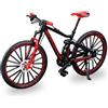 Jiahuade Mini Bicicletta Giocattolo,BMX Finger Bike,Bicicletta da Dito,bicicletta Metallo Miniatura,bicicletta Mountain Bike Modellino