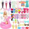 Miunana 5 Abiti D'Estate 8 Scarpe 17 Accessori Per 11.5'' 30 CM Bambola