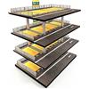 Garage Multipiano Multilivello Parcheggio Giocattolo Realistico per Collezione