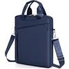 MicaYoung Borsa Porta PC Laptop Portatile per Tablet Custodia14 Pollici MacBook Pro M4 M3 M2 M1(2024-2021)/13,6 Pollici MacBook air M4 M3 M2, borsa Porta Notebook Computer Tracolla, Blu Navy