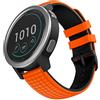 MYSNBKN Cinturino per Samsung Galaxy Watch 46mm, Garmin Vivoactive 4/Forerunner 255, fascia a sgancio rapido in silicone 22mm per Huawei Watch GT2/Ticwatch Pro S2/E2