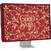 kwmobile Custodia Monitor Compatibile con 31-32 monitor Monitor - Copri Schermo PC - Copertura Antipolvere PC in Lino - C'era una volta