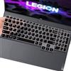Generisch Cover Tastiera per Lenovo Legion 5 5i Pro/Lenovo Legion 5 5i 5p 5pi 7i 15,6 pollici Gaming Laptop / Legion Slim 7 7i 15,6/Legion 7 16 pollici/Ideapad Gaming 3 3i Laptop Nero e Trasparente