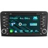 NVGOTEV 7 pollici Autoradio per Audi A3 S3 RS3 8P con lettore CD/DVD, unità principale 4+64GB Giroscopio integrato Wireless Carplay/Android Auto Navigatore GPS WiFi 4G Bluetooth FM/AM RDS DSP SWC