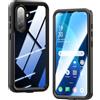 Lunivop Compatibile con Samsung Galaxy A57 5G Custodia 6,7'' 2025 impermeabile antipolvere 【IP68 subacquea】 Immersione Nuoto Trasparente Protezione dello schermo Cordino integrato 【Corpo pieno di