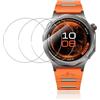yystao 3 pellicole protettive per OPPO Watch X3/OnePlus Watch 4 Smartwatch, pellicola protettiva in vetro temperato, ad alta definizione, antigraffio, sensibilità al tocco, durezza 9H
