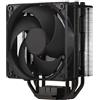 Cooler Master Hyper 212 Black Edition CPU Air Cooler Con Staffa LGA1700-4 Tubi Calore Contatto Diretto e Alette, Ventola Silencio FP120, Configurazione Ventola Push-Pull Opzionale - Nero
