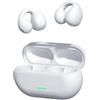 YYGGWL Impermeabili Earbuds Cuffie T75 TWS Bluetooth 5.3 Auricolari A Conduzione Ossea Clip Ear Musica Auricolare Con Cancellazione Del Rumore Auricolari Sportivi Da Gioco Cuffie da gioco(White)