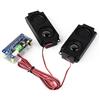 UeeKKoo Scheda audio DA7212 I2S compatibile con Raspberry Pi 5/4/3B+/Zero 2W/Zero W, doppi microfoni integrati, jack per cuffie da 3,5 mm, AUX, intestazione altoparlante, supporta codifica/decodifica stereo