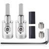 Greluma Riduttore per cavi da calibro 4 a calibro 8,adattatore riduttore ingresso amplificatore audio per auto da 2 pezzi,ottone con placcatura in nichel