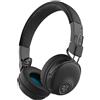 JLab Studio - Cuffie Wireless, Cuffie Bluetooth con Oltre 30 ore di Riproduzione e Suono EQ3 Personalizzato, Cuffie con Microfono On-Ear, Nero
