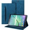Auslbin Custodia per Samsung Galaxy Tab S2 9.7 Pollice (SM-T810/T815/T815/T819) Pelle PU Cover Tablet Case con Supporto Funzione (Blu)