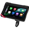 KEMIMOTO Schermo CarPlay per Moto 7 Pollici, Wireless Apple CarPlay e Android Auto, Navigazione GPS Moto IP67 Impermeabile, Compatibile con Guanti, Luminosità Automatica, Schermo HD a Colori