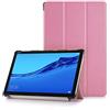 Simpeak Cover Compatibile per Huawei MediaPad M5 Lite 10 Custodia, Custodia in Pelle PU Compatibile con Huawei MediaPad M5 Lite 10 Ultra-Sottile Folio Supporto Smart Cover Auto Sveglia/Sonno, Rosa