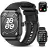 zaisia Smartwatch Uomo Donna con Chiamare/Rispondere, 2.01 Molteplici modalità Sportive Orologio Smartwatch con Contapassi/Sonno/Cardiofrequenzimetro, IP68 Orologio Intelligente per Andorid iOS