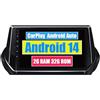 RoverOne Auto Radio Stereo per Peugeot 2008 208 2019 2020 2021 2022 con Lettore Multimediale CarPlay Android Navigazione GPS Touch Screen Bluetooth WiFi