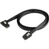 Vjsujehgy Mini SAS 36-Pin 8087 A Curva A Sinistra e A 90 Gradi SFF-8087 Mini SAS per Hard Drive per Computer 1m