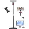 Etour Supporto per webcam scrivania alzata altezza supporto desktop con regolazione per Logitech Webcam C920 C922 BRIO girevole a 360° per streaming live