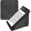kwmobile Custodia Pieghevole Compatibile con Tolino Vision 6 Cover - Cover Magnetica Pelle PU eReader con Stand - antracite