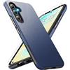 Vaki Custodia per Samsung Galaxy S24 FE con pellicola protettiva, antiurto, antigraffio, antiscivolo, per Galaxy S24 FE 5G, in silicone, per Samsung S24 FE (blu)