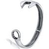 INTERNATIONAL BRANDS EXCESS STOCK TRADIN Bracciale da uomo argentato con chiavi meccaniche e chiavi inglesi in acciaio inossidabile 316L