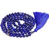 Generic Fukugems 108 mala tibetano collana per donne uomo, mala bracciale buddista, meditazione mala, lapis lazuli yoga mala