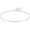 SILBERTALE Bracciali a forma di cuore, da donna, in argento Sterling 925, dorati, semplici, per le donne