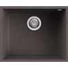Elleci Lavello Elleci Incasso 1 vasca 54x44 Quadra 105 Sottotop Keratek Cocoa LKQ10587BSO