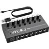 Mixer a 6 Canali Alta Precisione Mixer Audio con Cavo USB Cristallino
