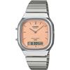 Casio Orologio Unisex Casio Acciaio Multifunzione Vintage Rosa AQ-240E-4AEF