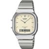 Casio Orologio Unisex Casio Acciaio Multifunzione Vintage Beige AQ-240E-7A2EF