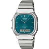 Casio Orologio Unisex Casio Acciaio Multifunzione Vintage Verde AQ-240E-3AEF
