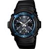 Casio G-SHOCK Orologio Uomo Casio G-SHOCK Radiocontrollato Solare Giappone Import Resina Nero Blu AW-591-2AJF