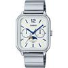 Casio Orologio Uomo Casio Acciaio Timeless Fasi Lunari Argento Giappone Import MTP-M305D-7AJF