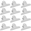 GUTE LINES Fermacarte, Clip Multiuso in Metallo, Pinze Multiuso, Clip del Raccoglitore, Ufficio di Cancelleria Pinze, per Ufficio, Scuola e Famiglia (Moderno art, 12 pz x 75mm)