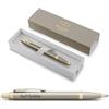 PARKER IM - Penna a sfera The Finishing Touch Collection con incisione personalizzata, regalo personalizzato per compleanno, matrimonio, lavoro (arenaria)