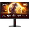 AOC G4 Q27G4SDR Monitor PC 67,3 cm (26.5") 2560 x 1440 Pixel Quad HD QD-OLED Nero, Rosso [Q27G4SDR]
