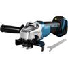 Catolsss Smerigliatrice angolare a batteria per Makita da 18 V, spazzola compatta, 9000 giri/min, con 4 velocità, disco abrasivo da 125 mm, con chiave per levigatura, taglio e lucidatura (senza batteria)