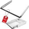 SOTECH VarioSlide Pat. Set completo di guide per cassetti KV2-200-H76-500 EH 500 mm fino a 200 kg, chiusura con una mano, anodizzato nero per cassetti senza frontale fino a 900 mm di larghezza