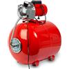 EBERTH Autoclave per Acqua per Casa 3600L/h, 5bar, 750W, Pressostato per Funzionamento Automatico, Serbatoio in acciaio verniciato da 100L, altezza di aspirazione 9m, altezza di mandata 40m