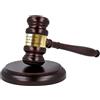 Mocessory Martello giudice personalizzato con blocco sonoro, incisione testo | Martello legno, Regalo per giudici, presidenti di tribunale, avvocati, banditori d'asta, Ideale per giochi di ruolo e laurea