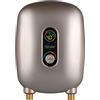 GMSLuu Scaldabagno elettrico istantaneo per cucina domestica, piccolo scaldabagno senza serbatoio 6500W 220V 30A IPX4 per lavello cucina (4512)